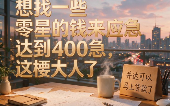 芝麻信用分400秒下款的口子别错过！附2026审批技巧+5个500秒下款借款口子速览