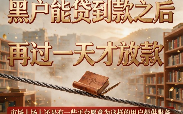 黑户什么贷款批完第二天才能下款？这5个渠道终于整理全了