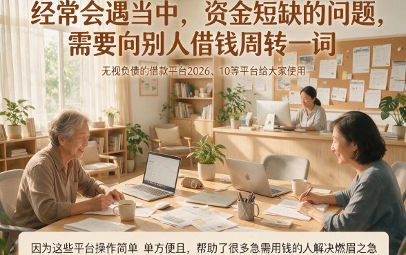 无视负债的借款平台2026盘点！这5个不查负债的速贷口子，4000元秒下值得收藏