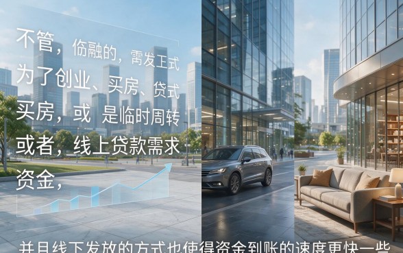 5个线上申请线下放款的贷款口子，3000元极速到账