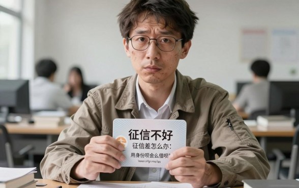 征信黑、不好、烂，用身份证借钱真的靠谱吗？避坑指南全罗列！