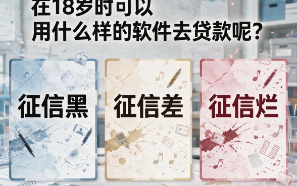 18岁征信黑、征信不好、征信烂也能借?内部人透露这些软件还能下款!
