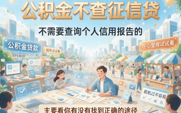 公积金贷款不查征信？这5类网贷逾期大黑户也能轻松下款！