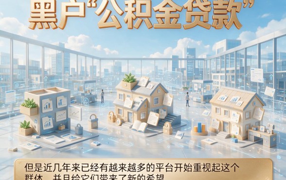 2026黑户公积金贷款好的口子2月最新爆料！芝麻分600必看5大平台