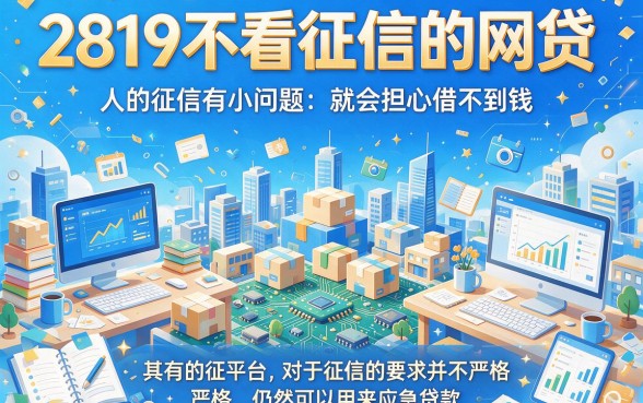 2819不看征信的网贷大盘点，这5个无前期无视三黑的口子速看