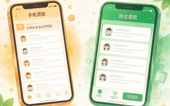 2026最新手机贷款微信借钱攻略！这5个网贷口子稳下5000元