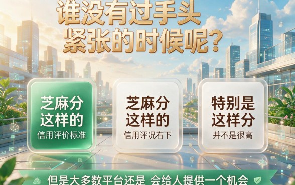 芝麻分500分的贷款平台精选！2026年这5个口子门槛低，芝麻分500也能借3000
