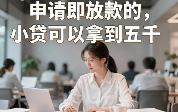 申请就下款的小贷包下5000！这5个借款7000的APP对征信要求不高，速看