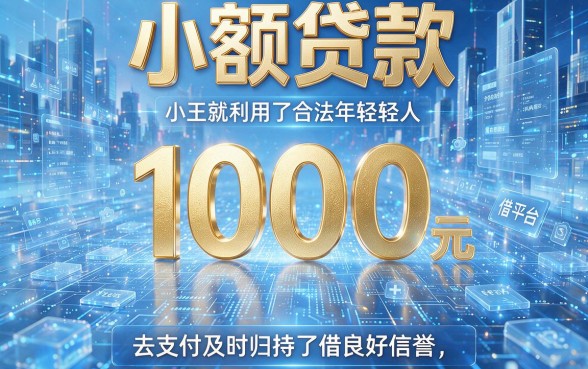 2026最新盘点!借一千一个月还的口子合集,这5个贷款一千需月还的APP秒到账