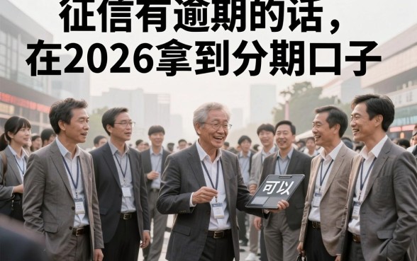 征信有逾期别慌！2026年黑户也能下款的分期口子真实盘点