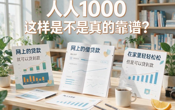 2026速贷干货！那种贷款平台靠谱人人1000？精挑5个对资质要求不高、能借7000的网贷APP