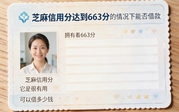 芝麻分663也能轻松贷到40000!这5个借款口子反馈超友好