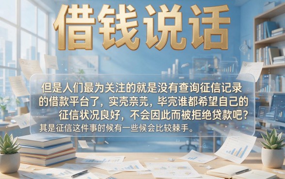 现在还有不查征信的借款平台吗？5月实测这5个不看征信借7000的口子
