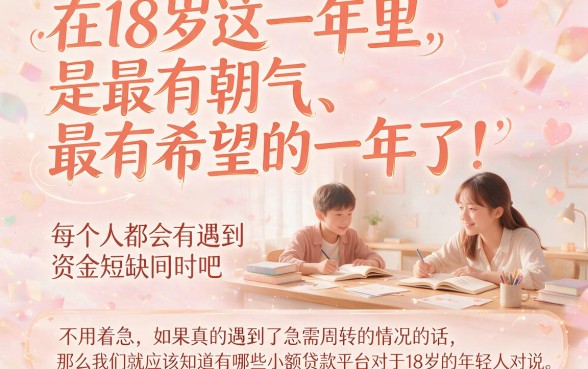 18岁借钱最容易的小贷推荐！2026独家整理5家普通用户周转必看网贷平台