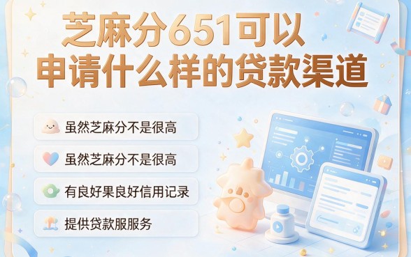 651芝麻分贷款口子必下款？2026亲测这5个不查网贷平台真靠谱