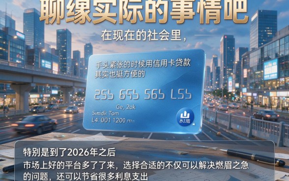 2026用信用卡借款的正规平台大盘点！2026年你发现了吗？顺便分享5个能借7000的正规软件