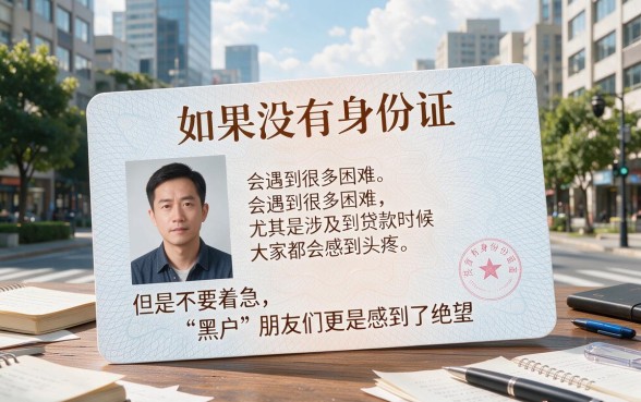 黑户没有身份证可以贷款吗？这5个途径速看！