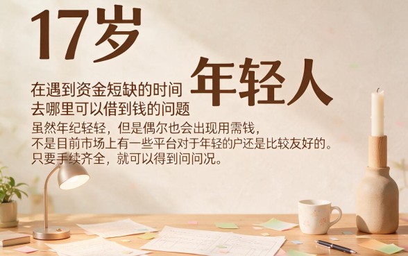 17岁借钱平台有哪些？这5个芝麻信用贷款额度高还靠谱