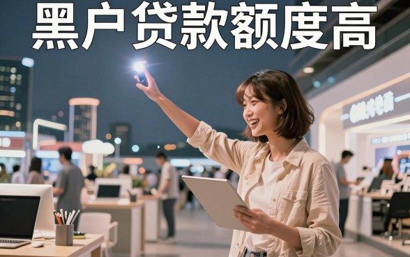 黑户贷款额度高的网贷终于曝光！这5个2026年刚证实的高额度黑户借款口子值得一试