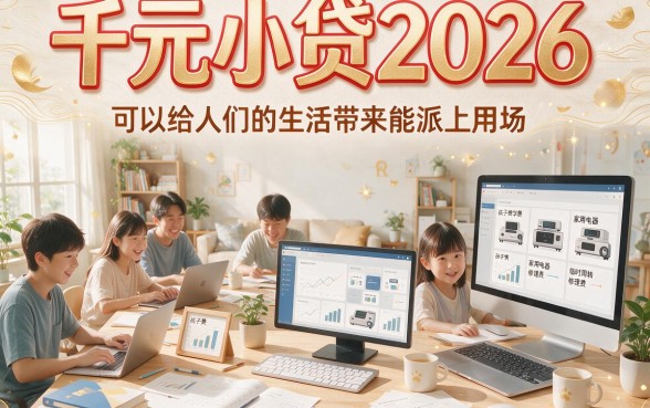 2026千元小贷真相揭秘：这5家平台短期周转最适配