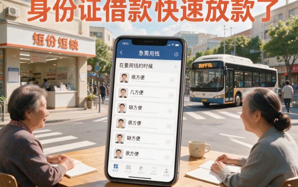 2026年凭身份证借钱快速放款合集：精选5个门槛低、额度4000的借款口子