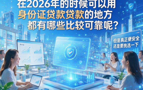 2026年用id借款的口子大盘点！这5个2026年借2000的网贷口子超省心
