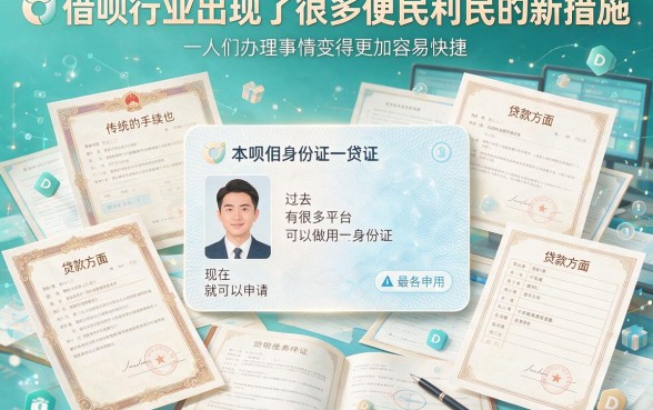 无需信用卡也能凭身份证贷款10万？2026精选5个借款2000起、征信门槛低的平台详解