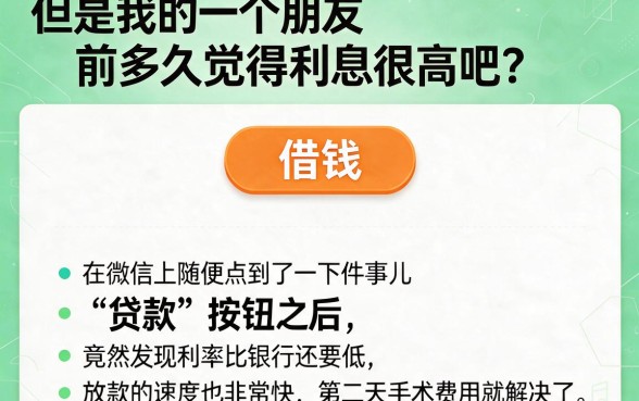 微信贷款利息低的平台有哪些？2026年这5个低息借款渠道一定要懂