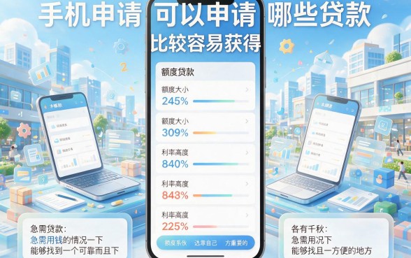 手机里贷款哪个比较好借？实测5个门槛低、好下款的口子，借20000对收入要求不高！