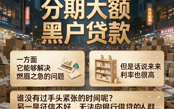 多期大额黑户AP必看！2026这五个口子秒批5000
