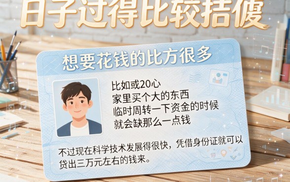 凭身份证真实贷款3万！2026年这5个正规平台还能凭身份证真实借款8000