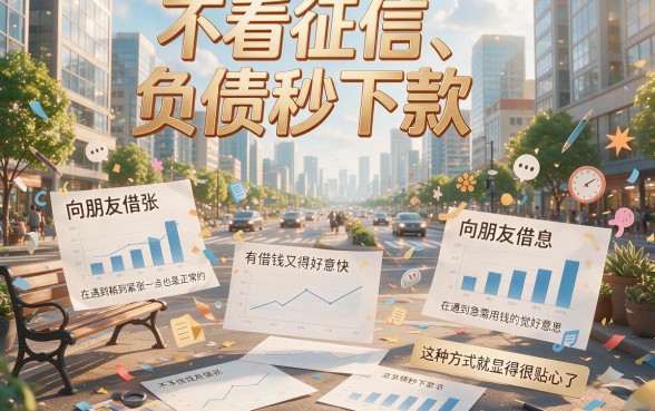 不看征信负债秒下款！盘点5个无视征信可借5000的借款口子