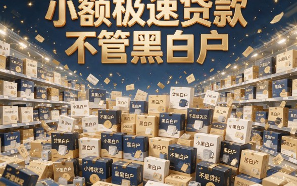 黑白户必看！5个小额急速贷款无视黑白户口子，4000元秒批不查征信