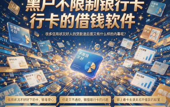 无视黑户、不查银行卡的借钱软件合集来了！急用钱必看精华盘点