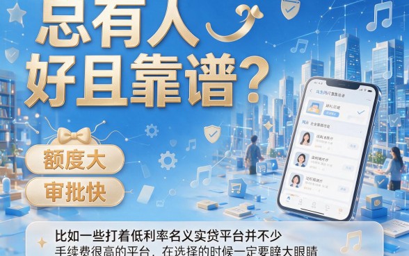 大额靠谱网贷盘点:这5个额度大容易过可靠的借款APP体验感绝了