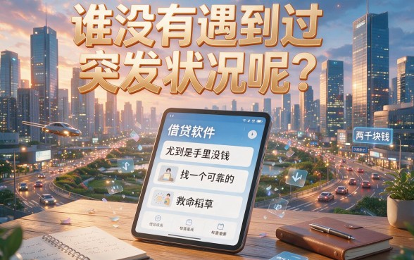人人2000必下款！借款软件哪个最好？这5个贷款平台无视征信直接批4000