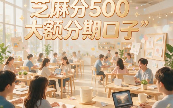 芝麻分500也能下款的大额分期口子来了!2026年最新整理,这5个20000元借款口子别错过