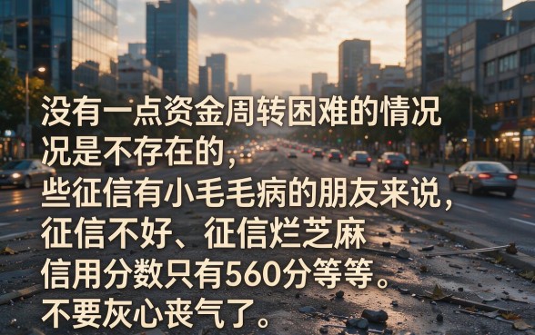 征信黑了烂了、芝麻信用分560也能借？2026速看这5个征信不好专属网贷口子