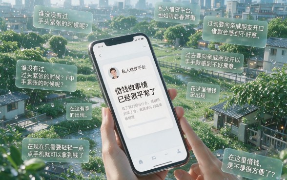 5个私人借条借钱的平台，秒下款还能分期还