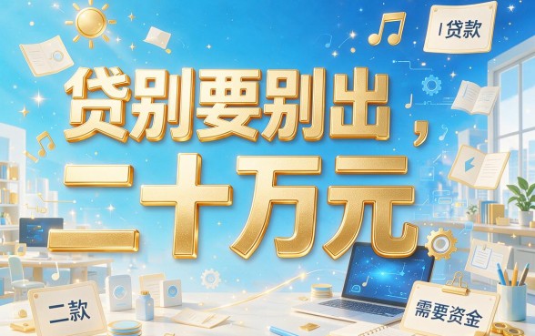 征信黑了也能贷？2026年真实有效：怎么样可以贷款20万呢？这5个大额还款渠道速看