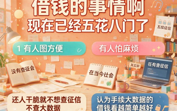 这5个借钱不看征信不看大数据的借款口子，3000元秒批到账！