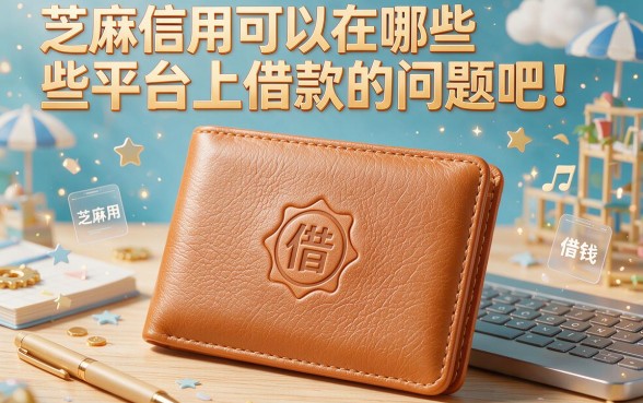 芝麻信用能在哪些平台借钱？这5家凭芝麻分秒批10000元的口子速览