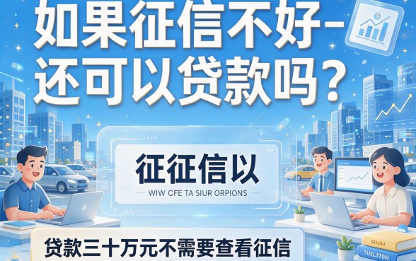 急需30万且不看征信？这5个无视征信借款口子建议立即收藏