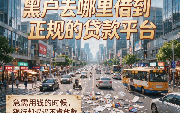 黑户急用钱哪里能借到正规平台？这5个征信要求不高的500元贷款口子口碑稳