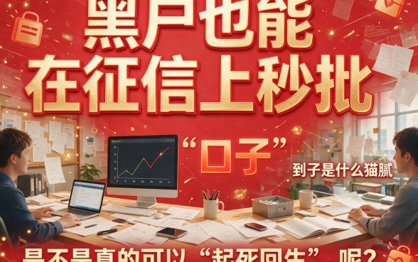 适合黑户上征信秒批的口子合集来了，这波干货抓紧收藏