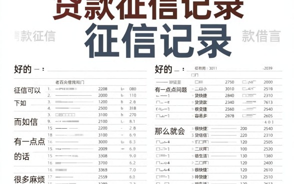 个人贷款征信记录不佳？这5个口子让你轻松借款55000