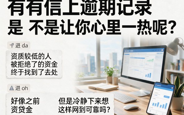 征信有逾期资质低也能秒下款的网贷靠谱吗？深扒背后隐患与真相