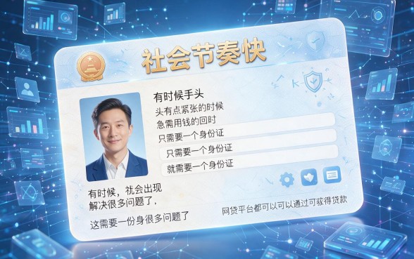 仅凭一张身份证怎样网贷借钱？2026年这5个正规口子可靠下款40000