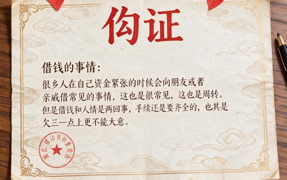 私人借贷打欠条怎么打才有效？2026年借私人贷款入档这五个要点，手把手教你避坑！