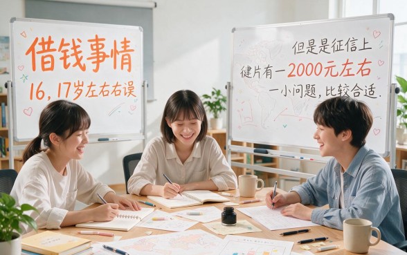 16岁征信有逾期也能下款2000左右的借钱软件，这5个正规平台要求不高